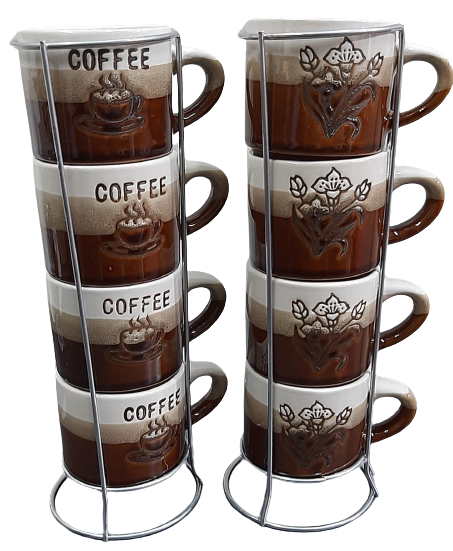 RACK X 4 TAZAS 100ML.