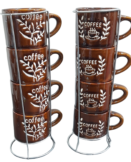 RACK X 4 TAZAS 100ML.