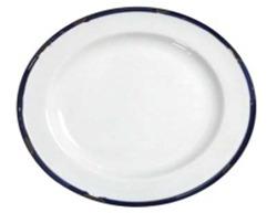 PLATO  PLAYO HOSPITALITY CON BORDE AZUL O ROJO de 10.5