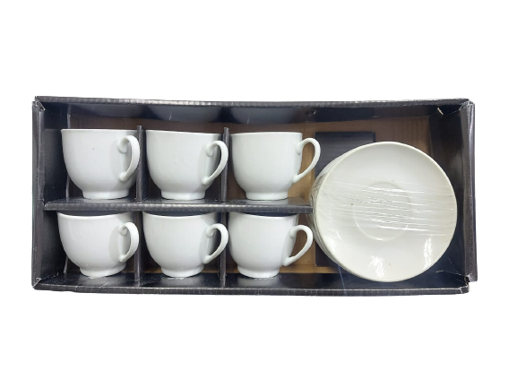 SET DE TAZA Y PLATO 12 PIEZAS