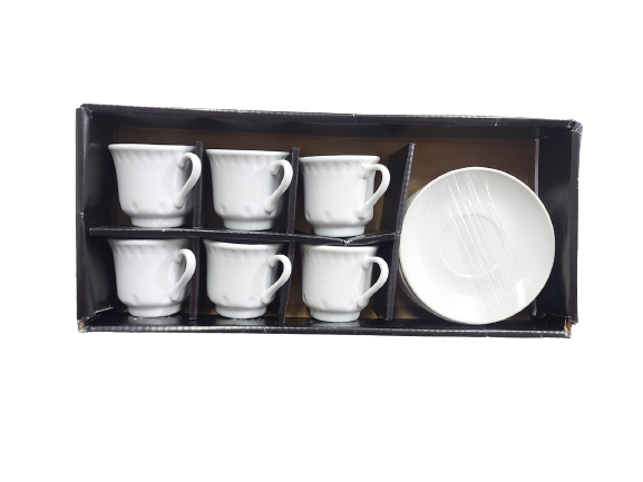 SET DE TAZA Y PLATO 12 PIEZAS