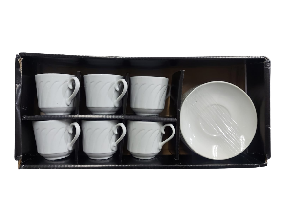 SET TAZA Y PLATO  12 PIEZAS 