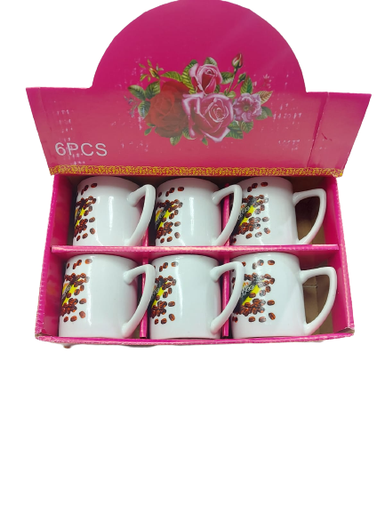 TAZAS DE CERAMICA X6 DIFERENTES MOTIVOS