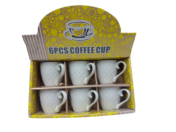 SET TAZAS CERAMICA X 6