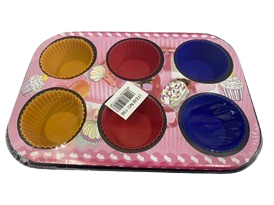 MOLDE TEFLON P/ CUPCAKES 