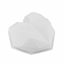 Molde de silicona “Corazón diamante grande”