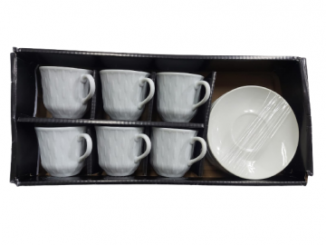 SET TAZA Y PLATO 12 PIEZAS