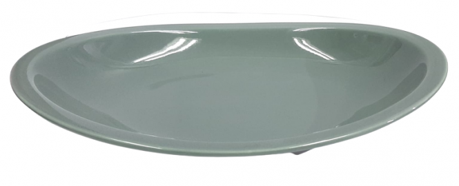 PLATO OVALADO DE PORCELANA BONE CHINA 10
