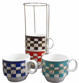 RACK X 4 TAZAS 180ML.