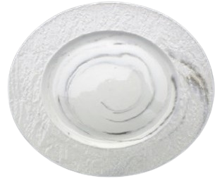 PLATO 20 CM CON VETAS MARMOL