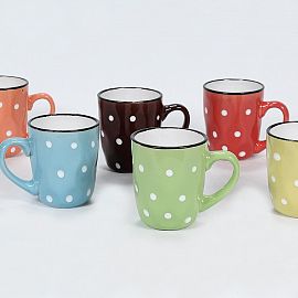 TAZA COLORES CERAMICA 200 ML 